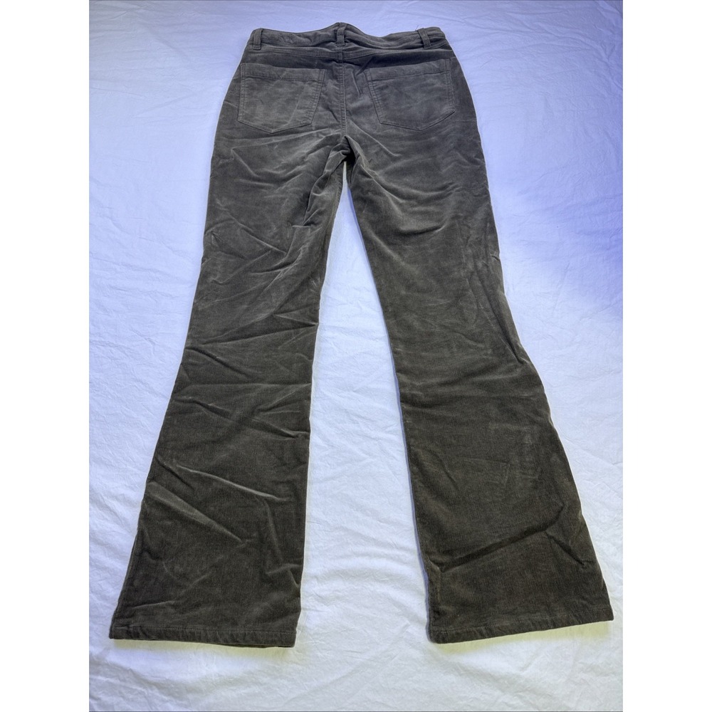 Sanctuary GRN Corduroy  PANTS WOMEN 28 BOOTCUT Mid Rise BUTTON FLY PREPPY - Picture 9 of 10